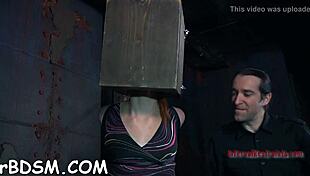 Hotty Bound And Bent Over For Rough Blowjob