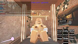 Yo, check out this wild riding and deepthroat in Roblox porn!