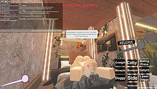 Yo, check out this wild riding and deepthroat in Roblox porn!