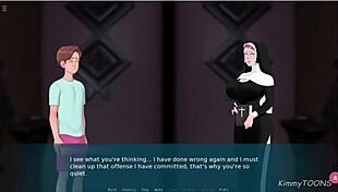 priest fucks nun in church confession box