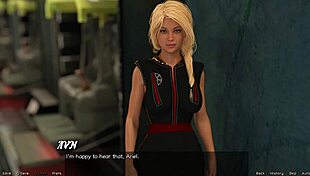 Blonde Virgin 18 Year Old Deepthroating Big Cock in Stranded in Space 144