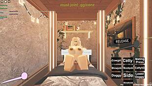 Yo, check out this wild riding and deepthroat in Roblox porn!