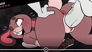 check out this furry boss battle in beat banger game! 🐺