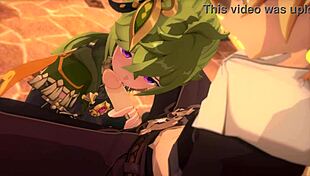 Garden ColleI Genshin Impact In 3D Cartoon Anime Nature