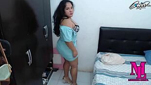 i love sucking my high heels, i'm a hot latina with a hairy pussy