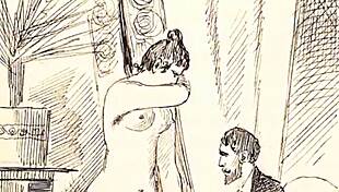 Vintage erotic drawings