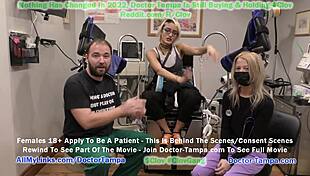 Become Doctor Tampa for Channy Crossfire's Humiliating Sophomore Gyno Exam
