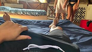 My stepbrother feels sad after girlfriend cheats, so my friend and I surprise him to cheer up