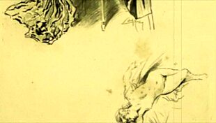 Vintage Erotic Drawings of Hentai Anime with Antique Retro Styles and Sensual Cartoon Figures