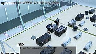 Busty Indian Milf Sex in 3D Cartoon Space