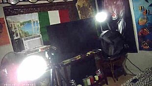 behind the scenes glasses cam video of maxxx loadz & azn blonde doing hardcore xxx porn scene