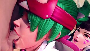 Overwatch Hentai Compilation Teasing Scenes