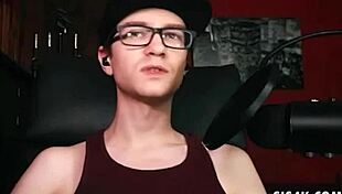 I am Gabbie Carter, masturbating to my stepbro on webcam