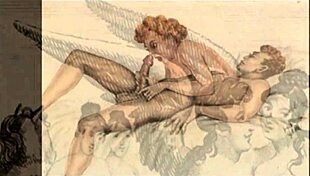 yo, these vintage erotic drawings are straight fire for retro fans