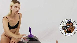 Jayden Black Rides Sybian To Quick Orgasm Then Second Ride