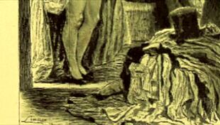 Vintage Erotic Drawings of Hentai Anime with Antique Retro Styles and Sensual Cartoon Figures