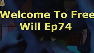 i welcome you to free will 74, a hentai game with big tits in 3d anime