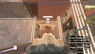 Yo, check out this wild riding and deepthroat in Roblox porn!