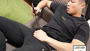 my muscular trainer came over for some fun 😏