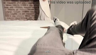 got an erection sharing hotel bed with coworker, ended in wild sex