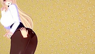 implacable gives blowjob in azur lane hentai