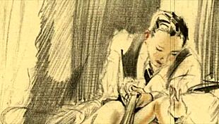 Vintage erotic drawings showcase detailed hentai fantasies in retro cartoon style