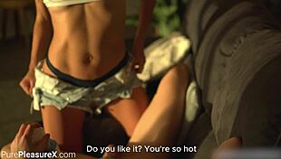 Beautiful Latina Teen Assists Friend With Autoblow Machine