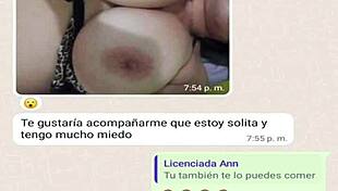 Stepmother's Whore Writes Me On Whatsapp While Dad's Away