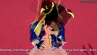 chun-li gets blowjob and fucking in street fighter pov fantasy