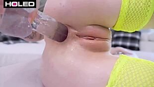 Madi collins casually preps her tight butt for anal doggystyle and creampie