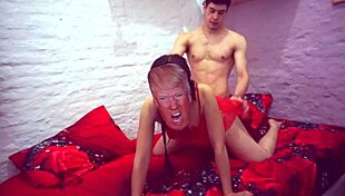A sexy gay guy fucks donald trump really hard in this amateur scene.