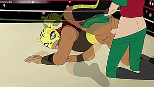 18TITANS PART 13 - JINX IN HENTAI CARTOON GAME ANIME ACTION!