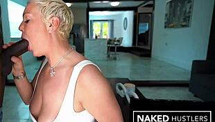 curvy milf gets wild from yard to kitchen in miami