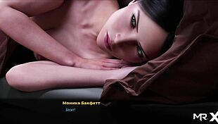 3d cartoon girl groping tits at work in fashion business e2 64