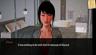 In my new family, we have erotic sex in this anime game