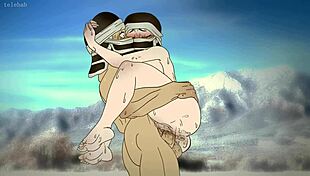 Telehab Kakushi Warms Up with Hentai Demon in Mountains