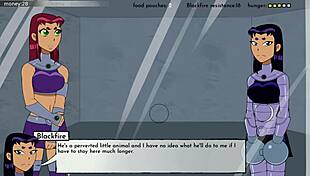 In This Hentai Game, Teen Characters Engage In Sexual Adventures In 18Titans Part 10