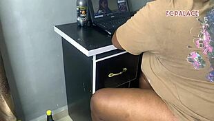 Housewife caught watching porn by husband's friend and fucked to orgasm