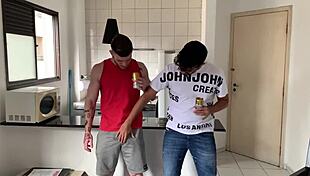 Marcos Goiano Fucks Redhead Hunk Carmona Oficiall with Deepthroat and Hardcore Action