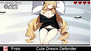 Cute Dream Defender In Hentai Game