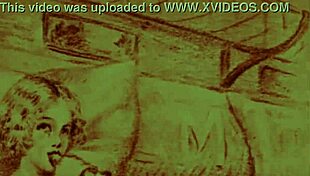 Vintage Erotic Art in Detailed Animation