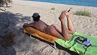 Nudist Public Beach Voyeur Captures Natural Girl Enjoying Freedom