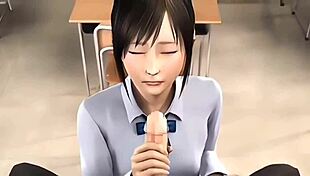 Check out this 3D erotic anime 'Digital Thief Cat' with intense creampie scenes! 😏