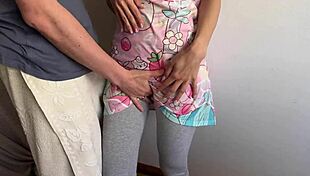 Horny Step Sis Makes Me Cum In Her Kinky Panties While We Are Alone At Home