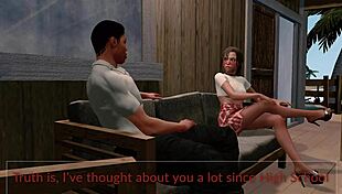 Come see jack and emma being spanked in this anime paradise scene