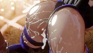 Psylocke takes on monster cocks in compilation