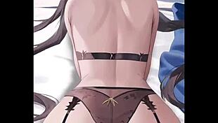 Intense fucking of anime bitches with big cocks.