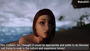 white milf cheats with big black cock in 3d