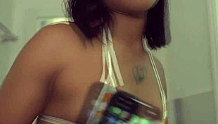 Caught by stepbrother spying, I eagerly take his monster dick in my mouth from POV.