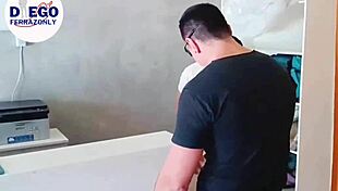 i'm giving my huge cock to the laundry client in this gay fetish encounter